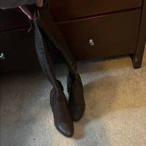 Elegant Brown over the knee Women's Boots